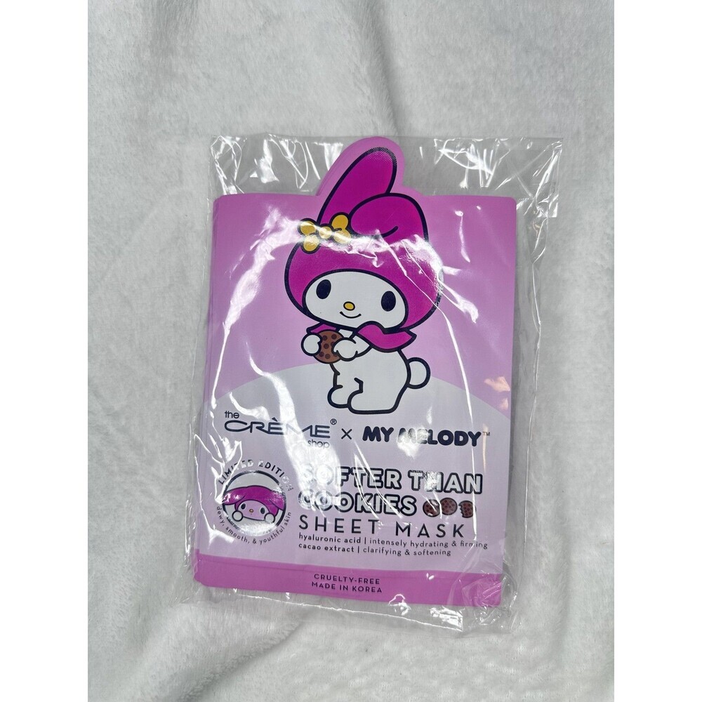The Crème Shop My Melody Softer Than Cookies Sheet Mask Pink Sanrio 6 Packs